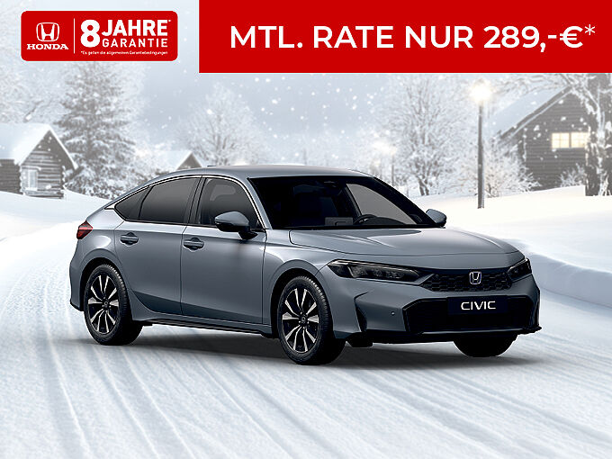 Civic e:HEV Elegance 0126 Civic e:HEV Elegance - Leasing 289 €